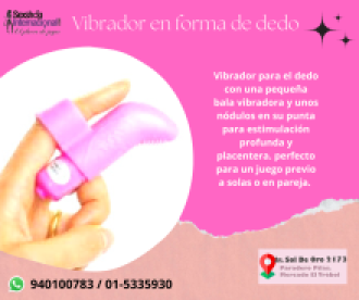 MISS SWEET VIBRADOR PARA EL DEDO